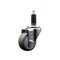 Service Caster 3'' SS Thermoplastic Rubber Wheel Swivel 1-1/8'' Expanding Stem Caster SCC-SSEX20S314-TPRB-118 - alternate 1